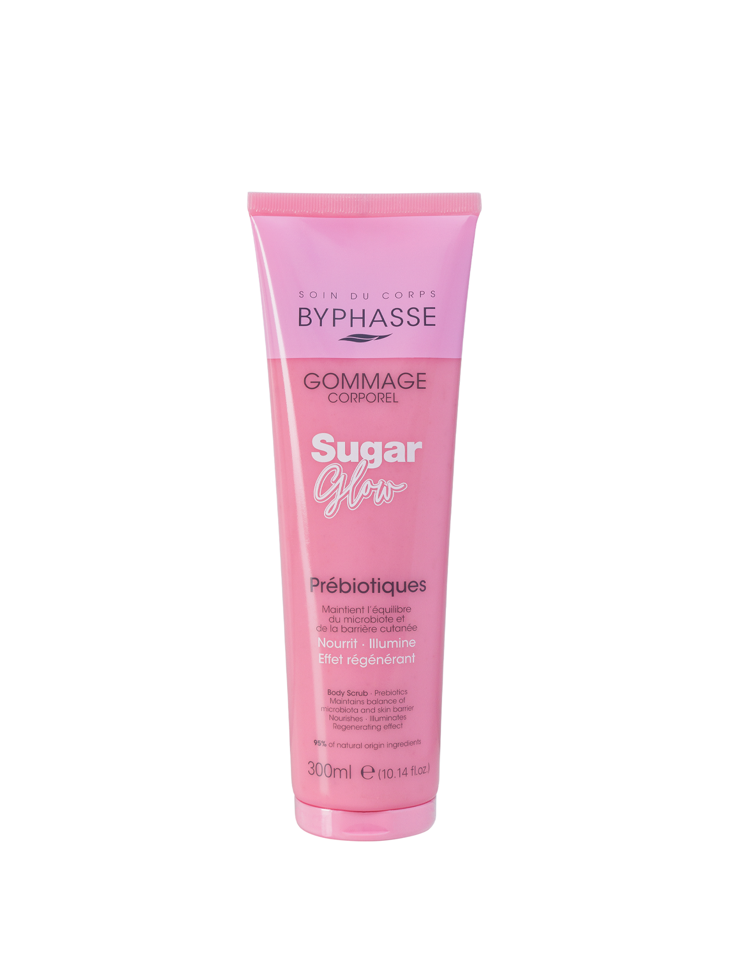BYPHASSE Sugar Glow Körperpeeling mit Prebiotikum 300 ml
