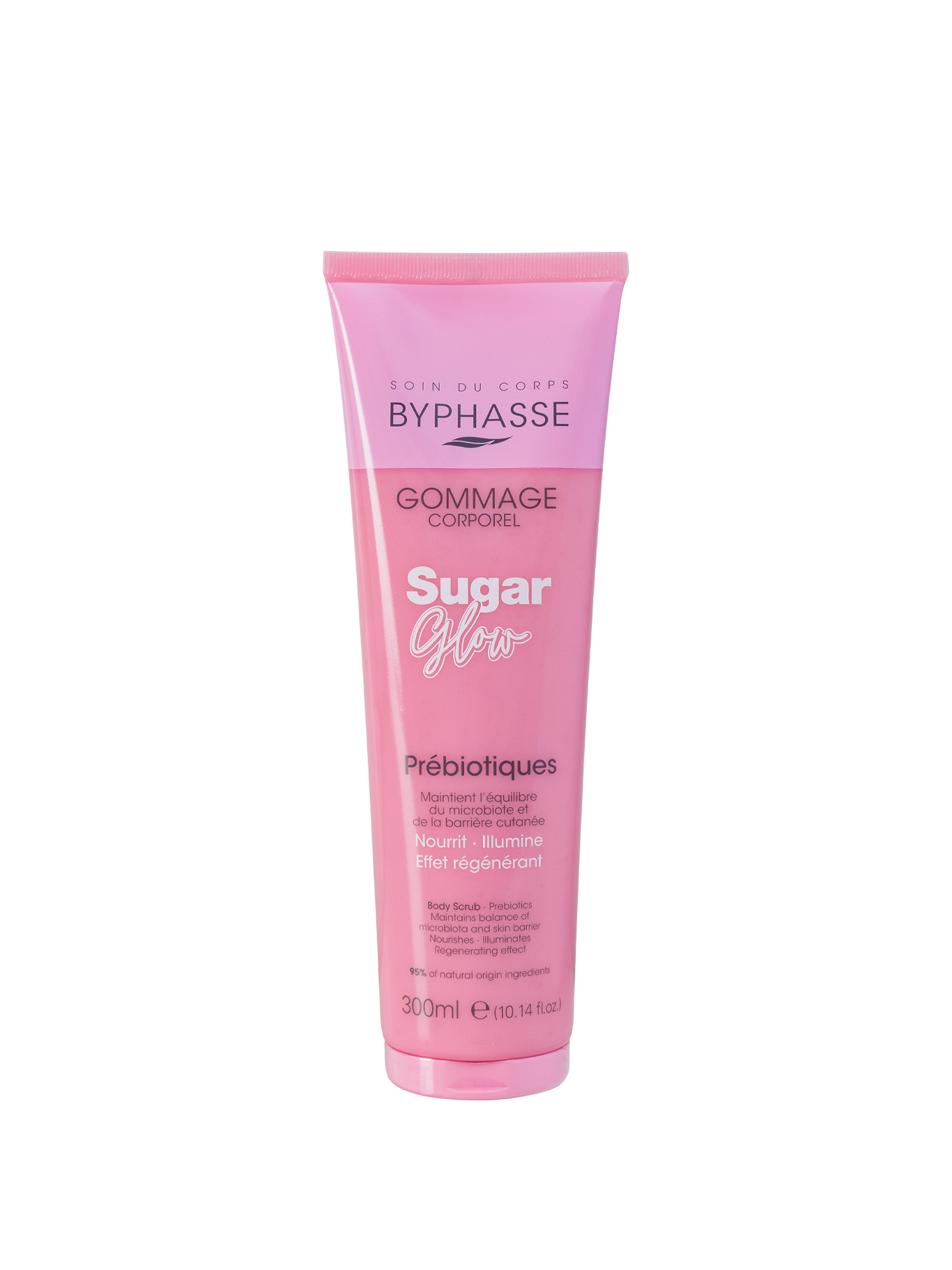 BYPHASSE Sugar Glow Körperpeeling mit Prebiotikum 300 ml