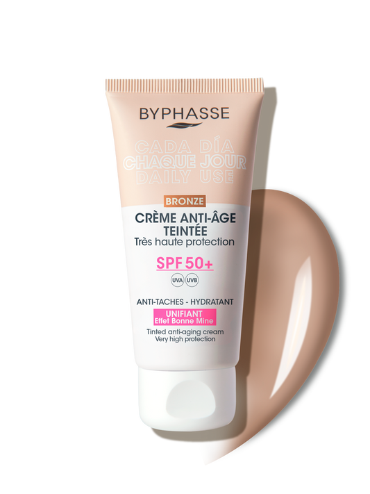 BYPHASSE BYPHASSE Antiedad Gesichtscreme mit Farbe SPF 50 Bronze 50 ml Kosmetik