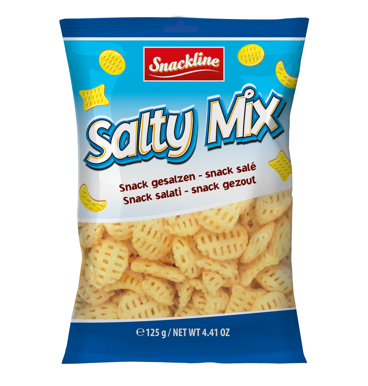 Salty Mix Kartoffelsnack 125g Salty Mix ist für große und kleine Knabberfans!