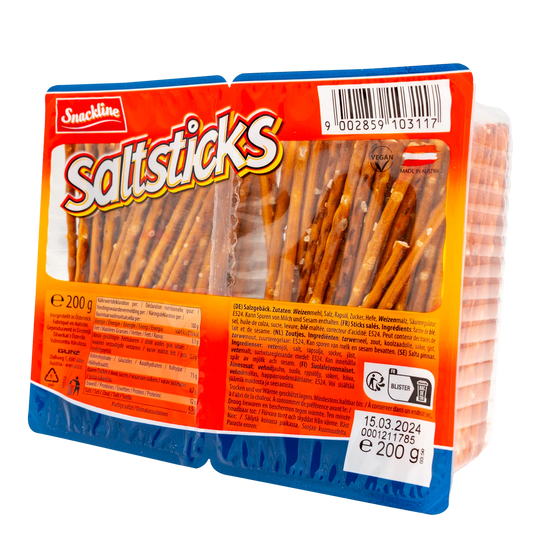 Snackline Salzsticks Laugengebäck in Stangenform 200g