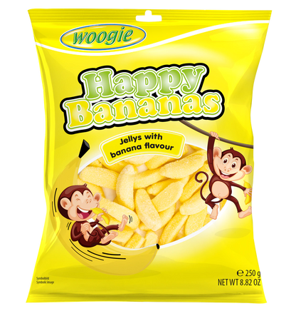 Woogie Schaumzucker Bananen 250g