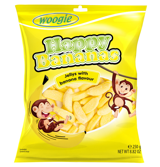 Woogie Schaumzucker Bananen 250g