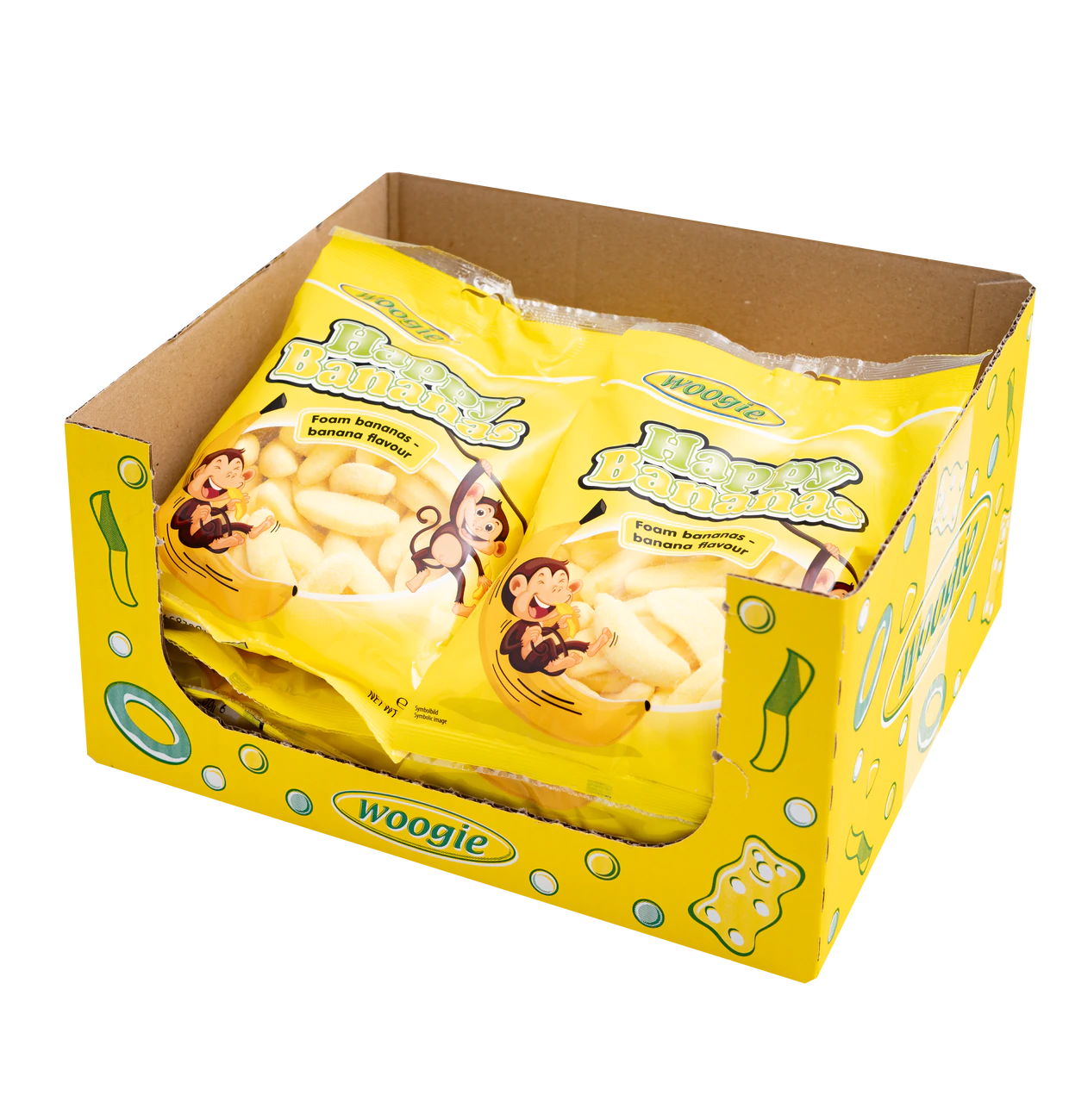 Woogie Schaumzucker Bananen 250g