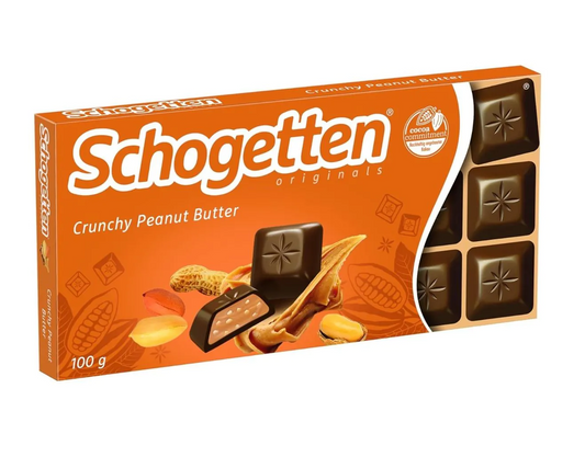 Schogetten Crunchy Peanut Butter 100g