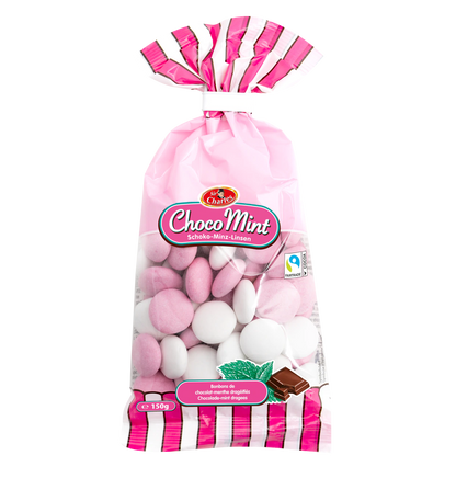 Schokolade Dragées mit Pfefferminzgeschmack 150g