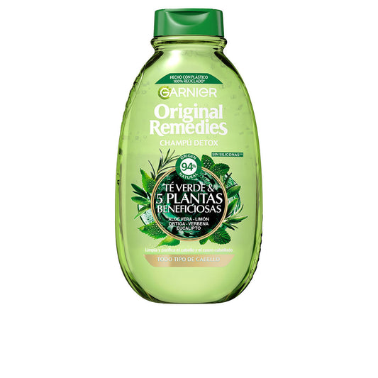 ORIGINAL REMEDIES green tea shampoo and 5 beneficial plants 400 ml