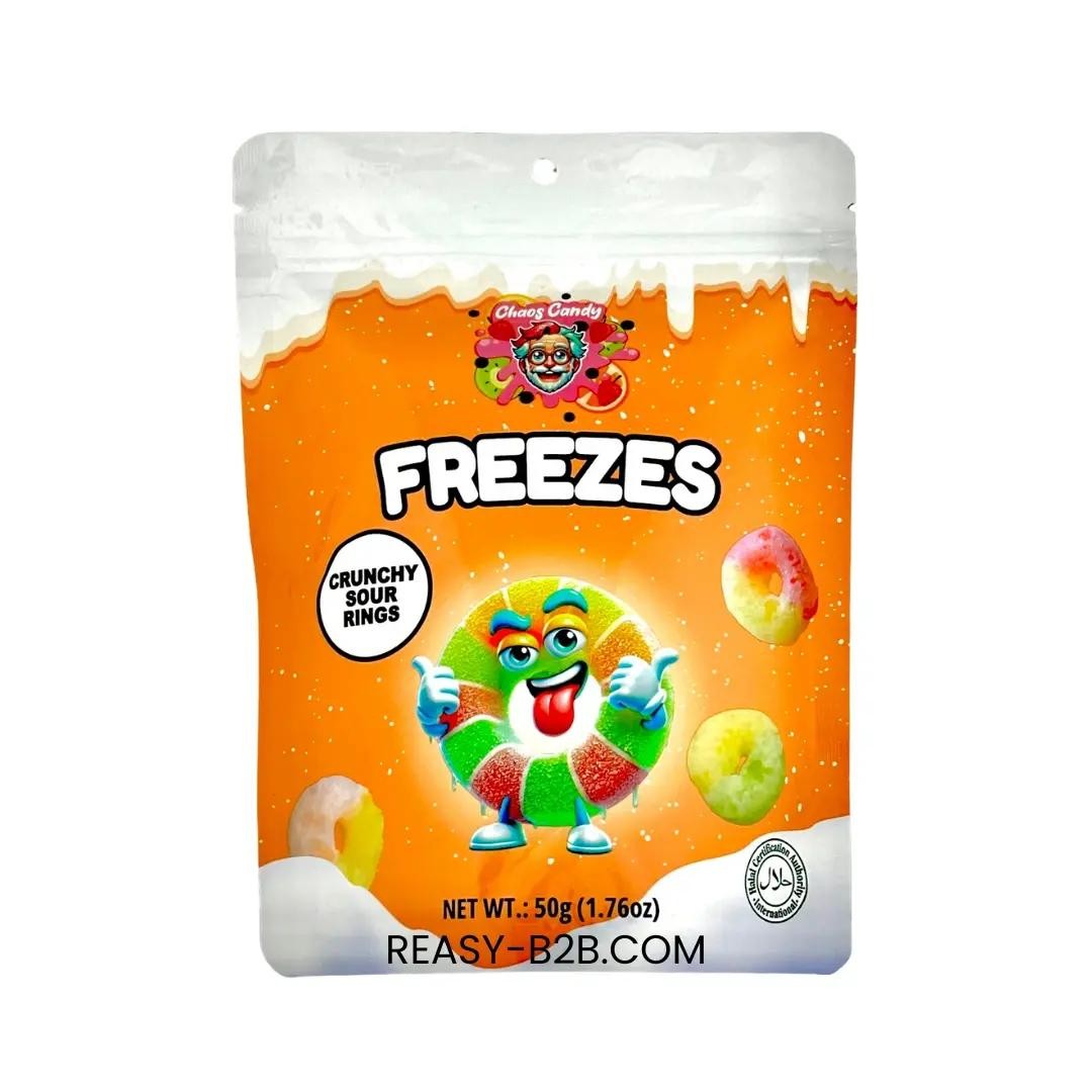 Chaos Candy - Freezes Dried Candy - Crunchy Sour Rings 50g