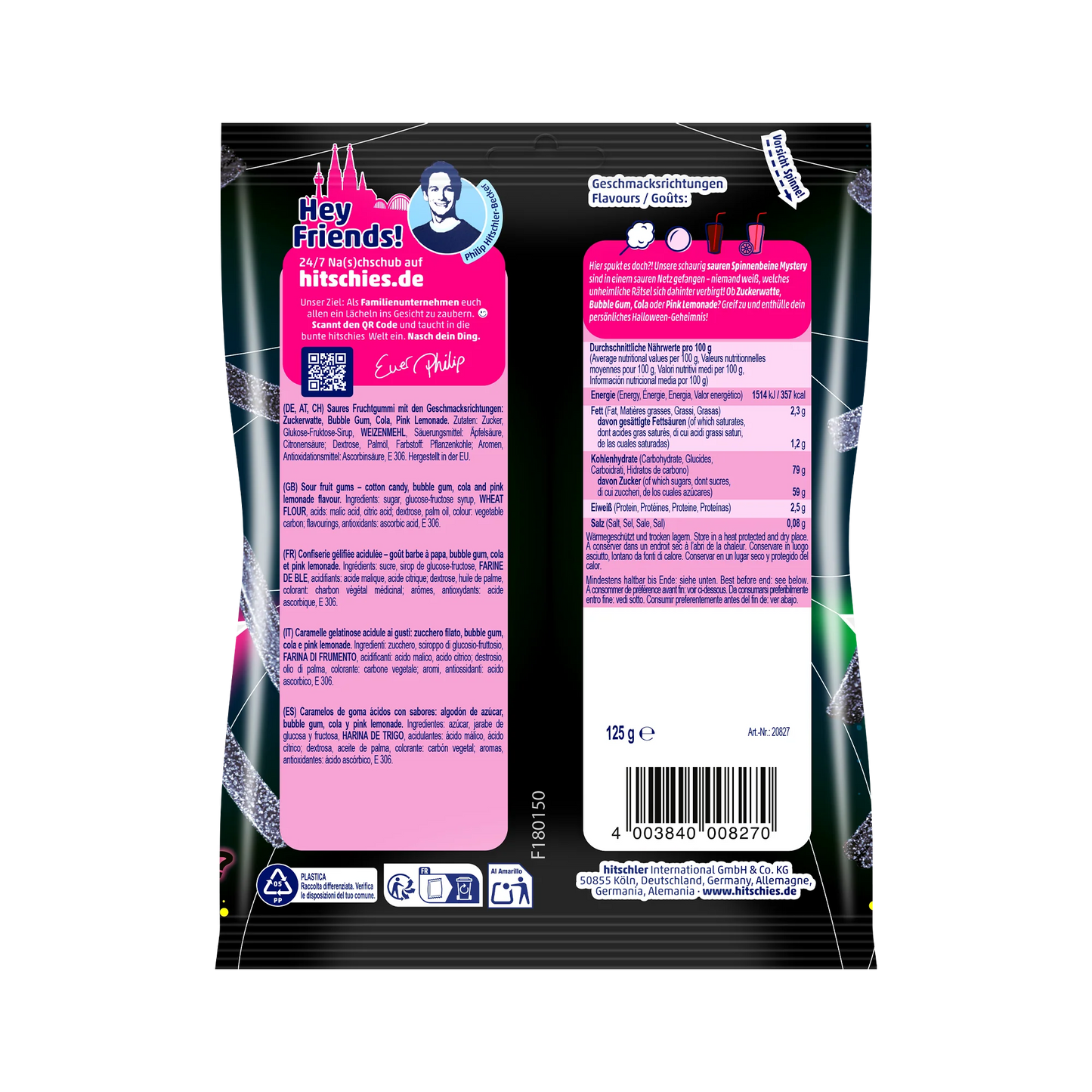 hitschies Saure Spinnenbeine Mystery Edition 125g