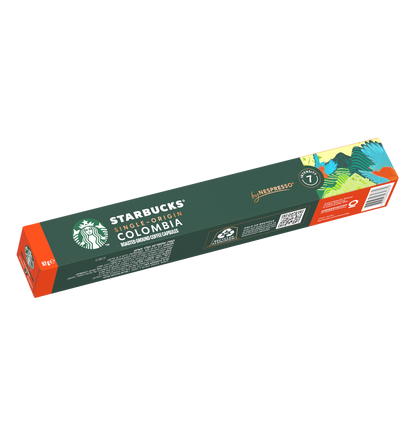 Starbucks Kaffekapseln Colombia 10x55g für Nespresso Intensität 7