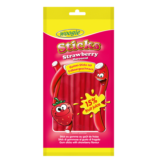 Strawberry Sticks mit Füllung 80g
