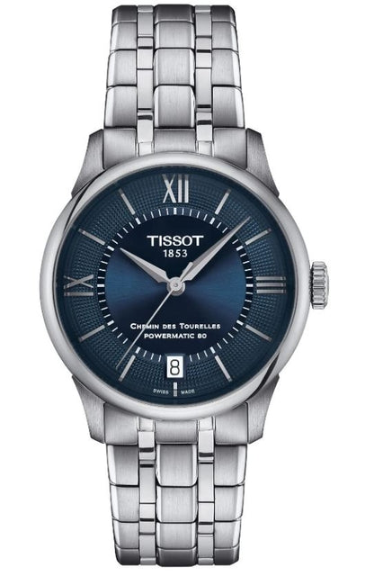 TISSOT Mod. CHEMIN DES TOURELLES POWERMATIC 80 - BLUE