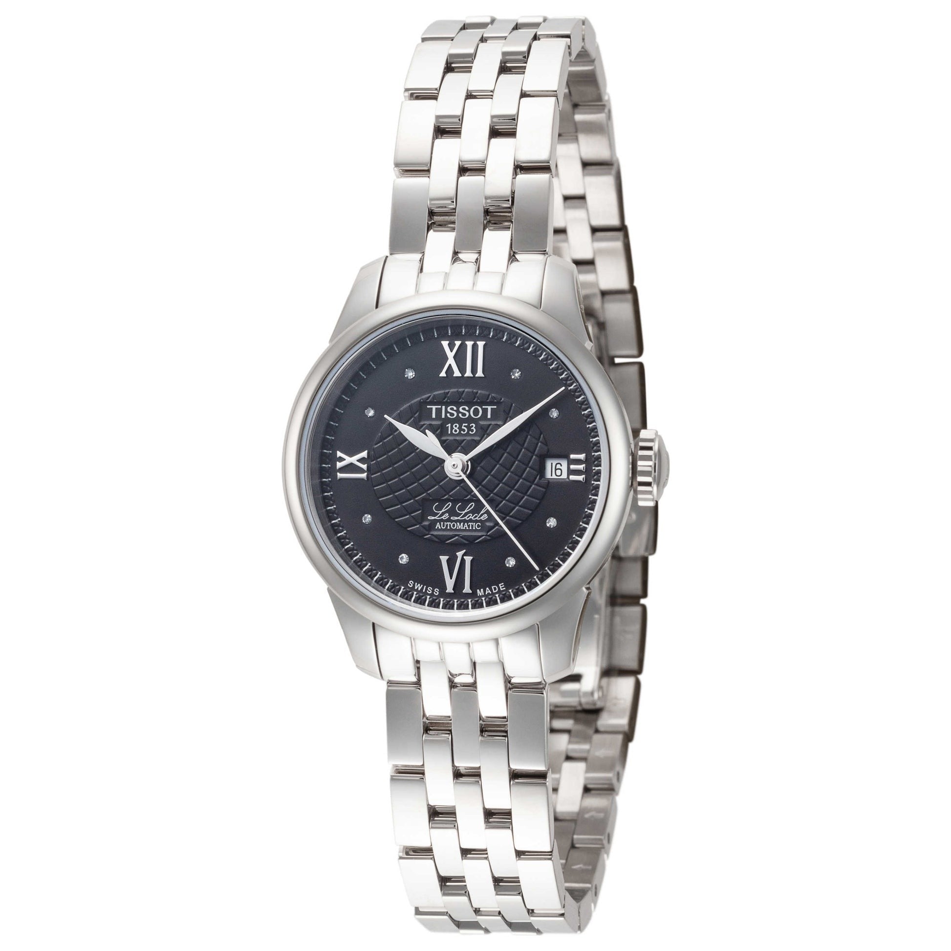 TISSOT Mod. LE LOCLE Automatic - Indexes 8 certified diamonds