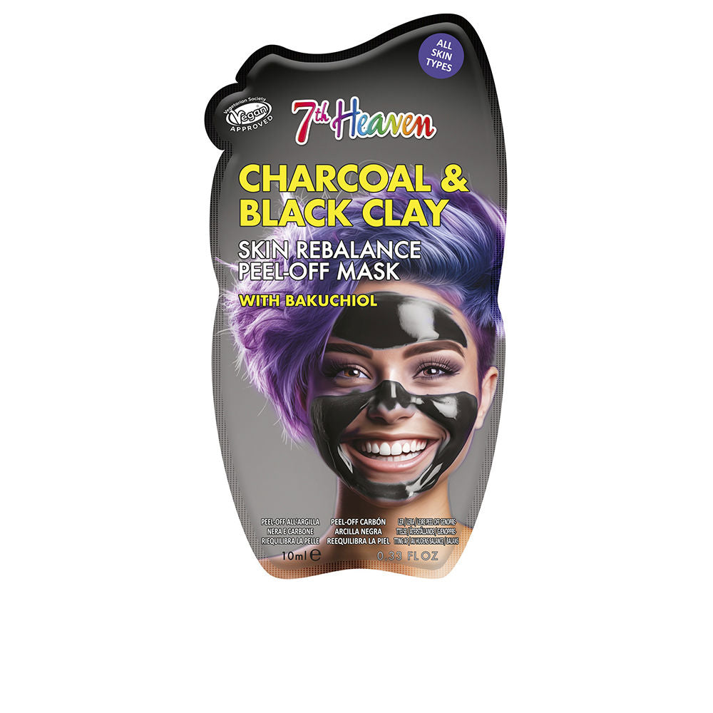 PEEL-OFF CHARCOAL &amp; BLACK CLAY charcoal and black clay 10 ml