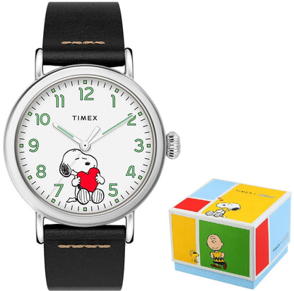 TIMEX Mod. PEANUTS COLLECTION - THE WATERBURY - Snoopy Valentines Day - Special Pack – Produktansicht