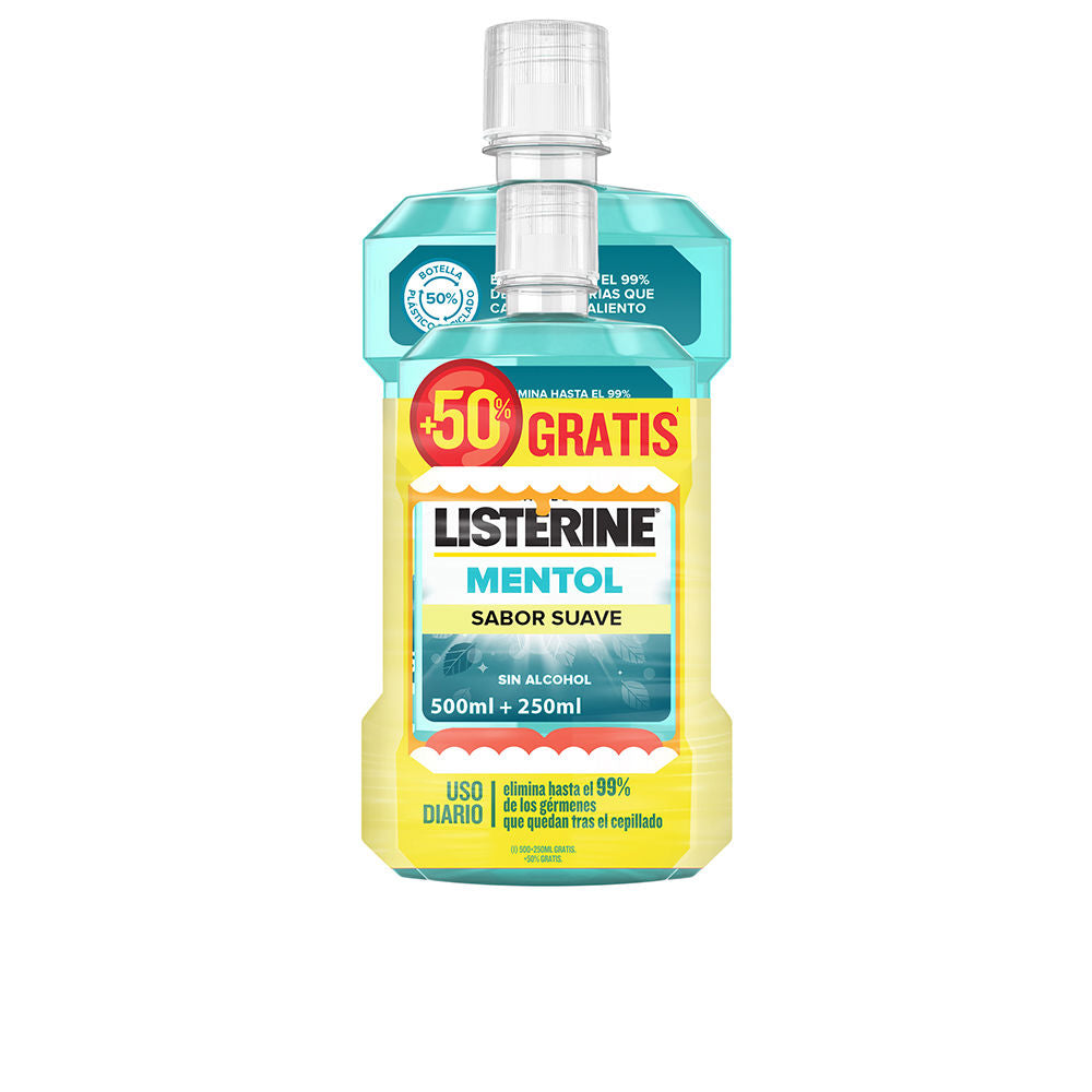 MENTOL SUAVE 0% ENJUAGUE BUCAL LOTE 500 ml + 250 ml