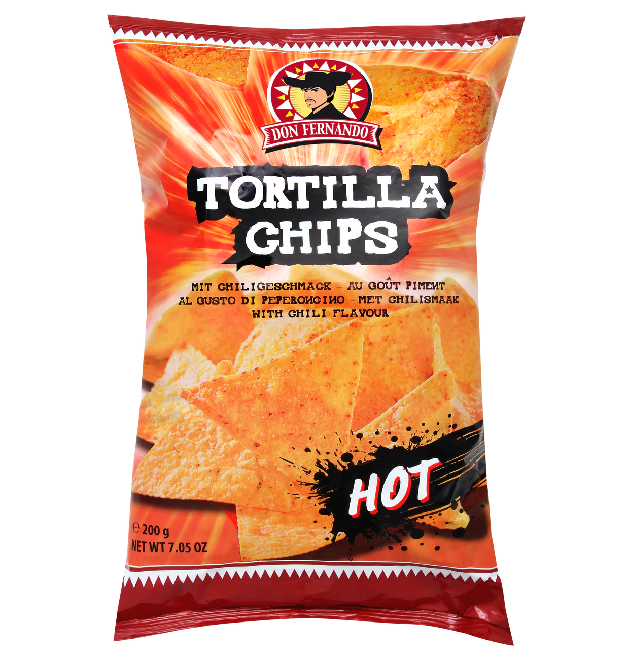 Tortilla Chips mit Chilligeschmack 200g