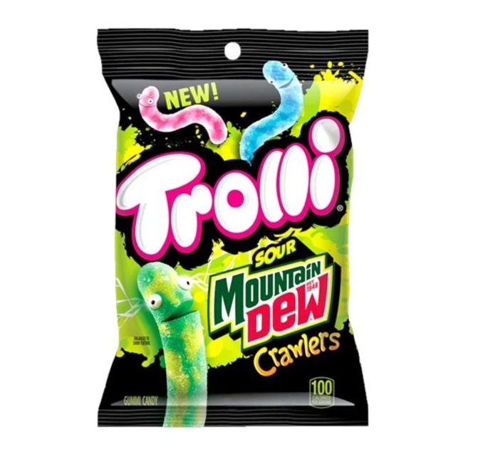 Trolli Sour Mountain Dew Crawlers 120g