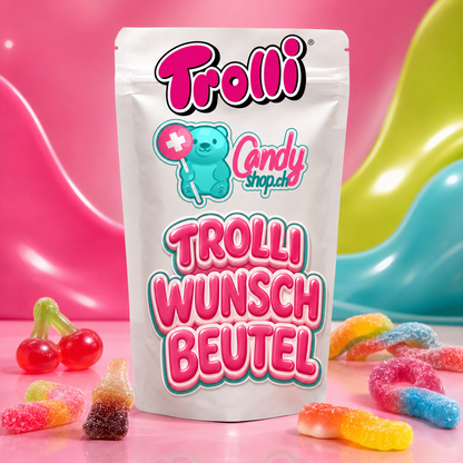 Trolli GmbH Trolli Wunsch Beutel Trolli Fruchtgummi 1 kg Beutel – Produktansicht
