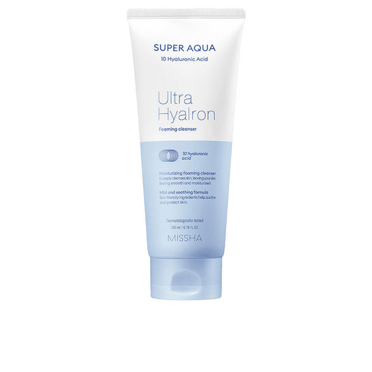 SUPER AQUA ultra hyalron foaming cleanser 200 ml