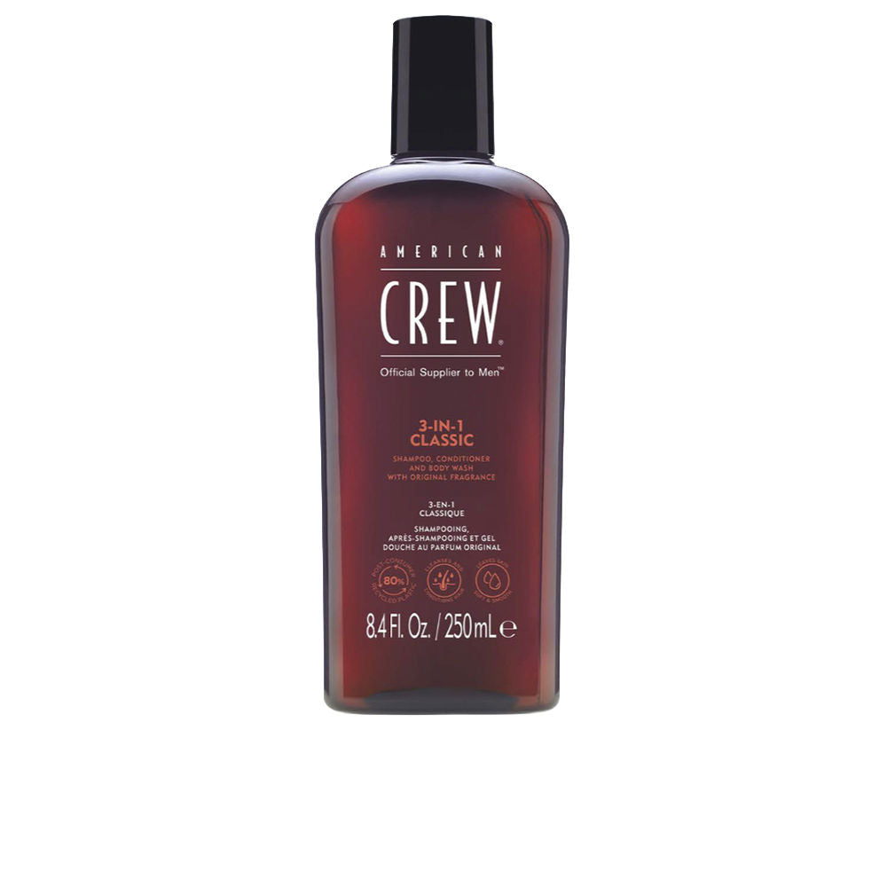 CREW 3 IN 1 shampoo, conditioner & body wash 250 ml