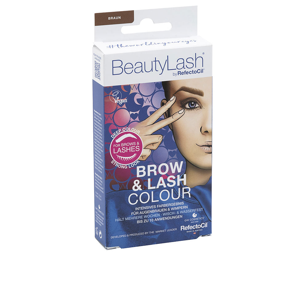 REFECTOCIL Beautylash Brow & Lash Colour Kit Mittelbraun 1 Set für Augenbrauen und Wimpern