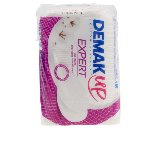 DEMAKUP EXPERT discos desmaquilladores ovalados 50 u