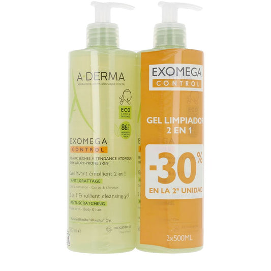 EXOMEGA CONTROL emollient gel 2in1 pack 2 x 500 ml