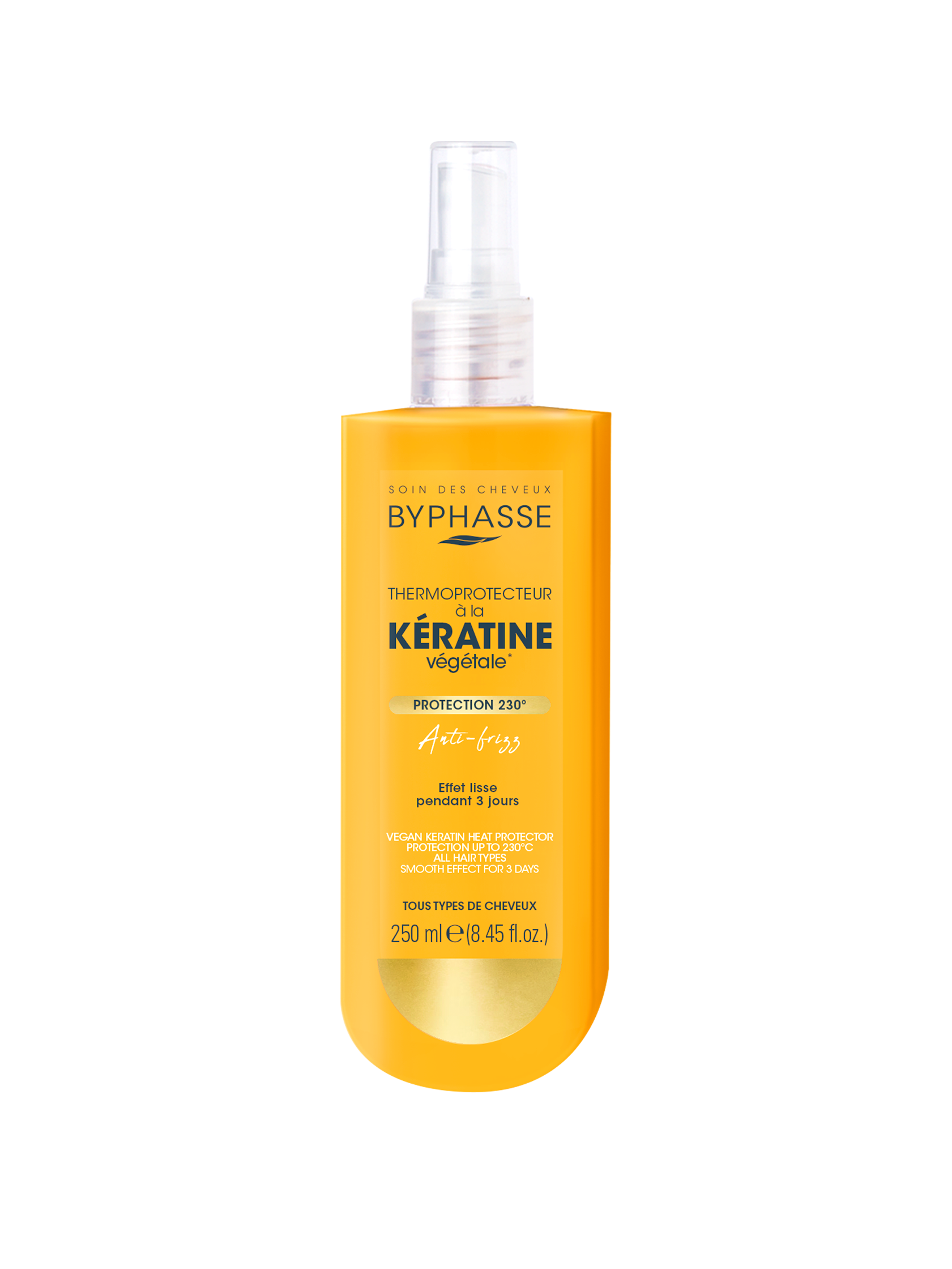 BYPHASSE BYPHASSE Kératine Hitzeschutzspray 250 ml Kosmetik