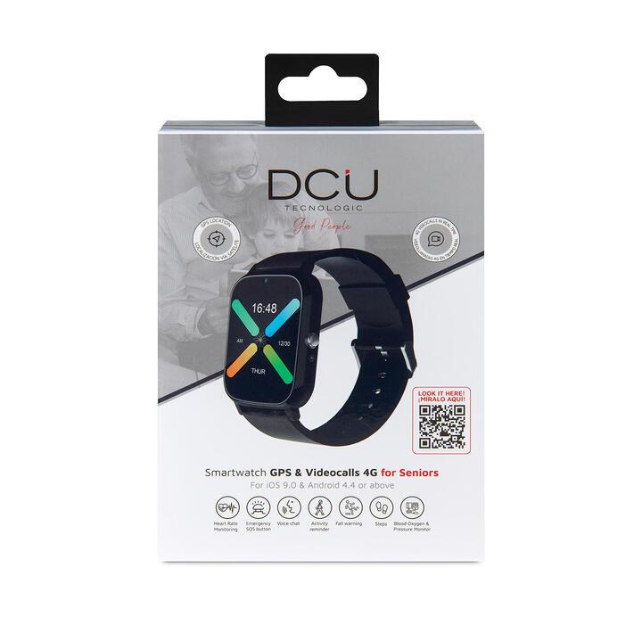 DCU Senior 4G GPS Smartwatch mit SOS & Sturzerkennung – Grau