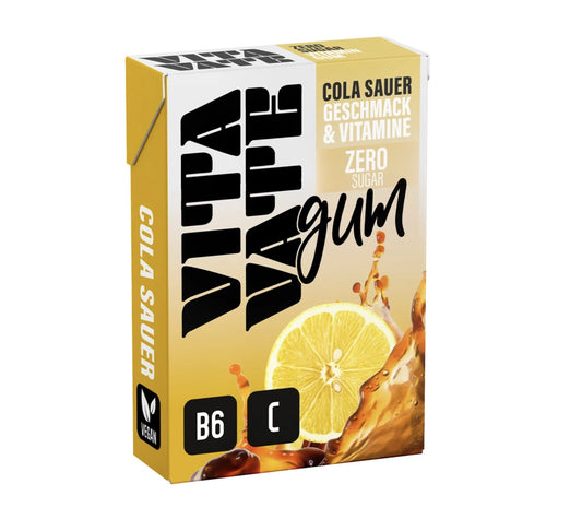 Vitavate Vitamin Kaugummi Zero Cola Sauer 28.2g