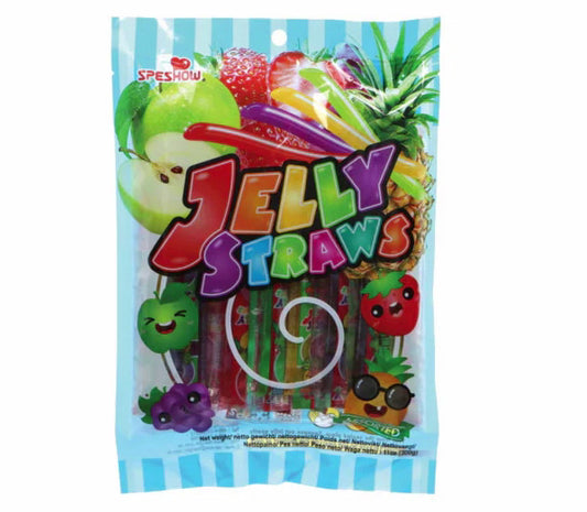 Jelly Straws Assorted 300g