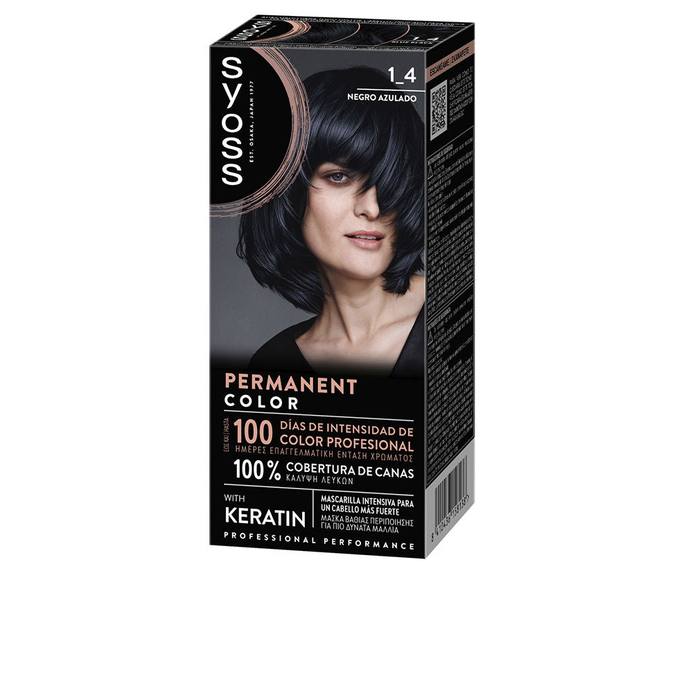 SYOSS Permanent Color Haarfarbe 1,4 Negro Azulado 1 Anwendung