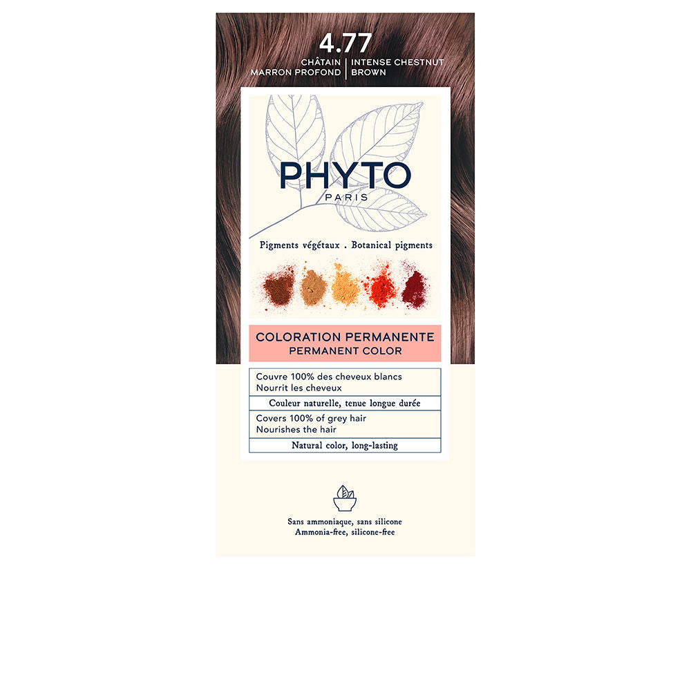 Phyto Phyto, Phytocolor, Permanente Haarfarbe, 4.77 Intense Chestnut Brown, 50 ml Regular