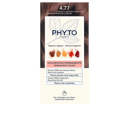 Phyto Phyto, Phytocolor, Permanente Haarfarbe, 4.77 Intense Chestnut Brown, 50 ml Regular