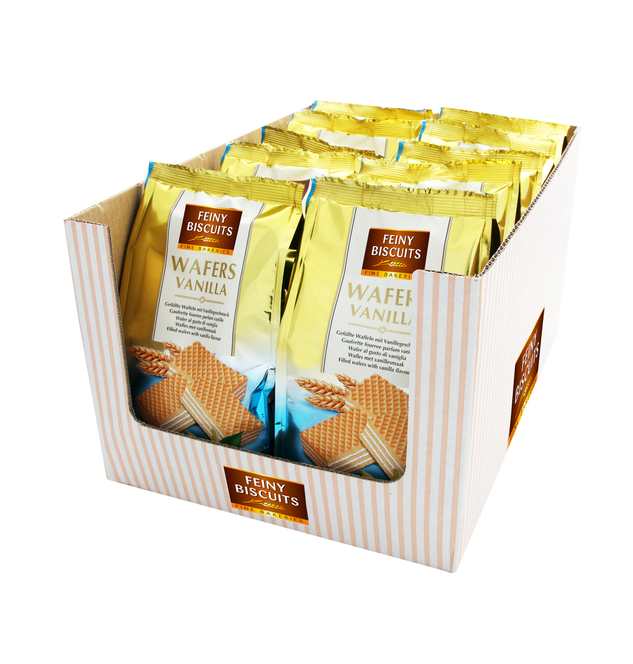 Waffeln mit Cremefüllung und Vanillegeschmack 250g