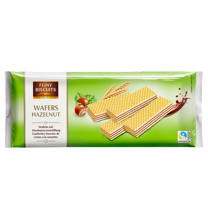 Waffeln mit Haselnusscremefüllung 250g