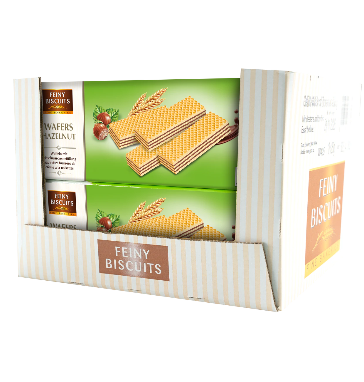 Waffeln mit Haselnusscremefüllung 250g