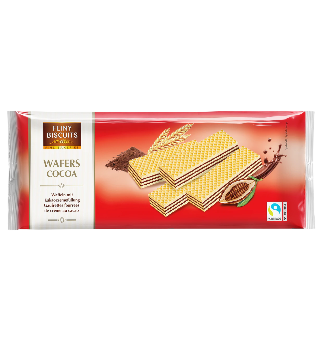 Waffeln mit Kakaocremefüllung 250g