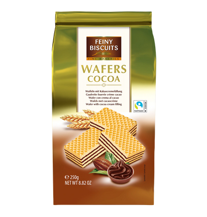Waffeln mit Kakaocremefüllung 250g