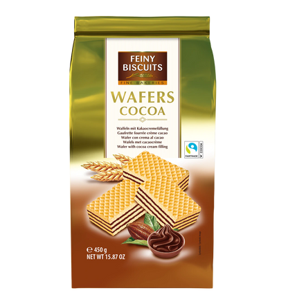 Waffeln mit Kakaocremefüllung 450g