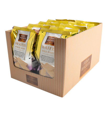 Waffeln mit Waldbeerencremefüllung 250g