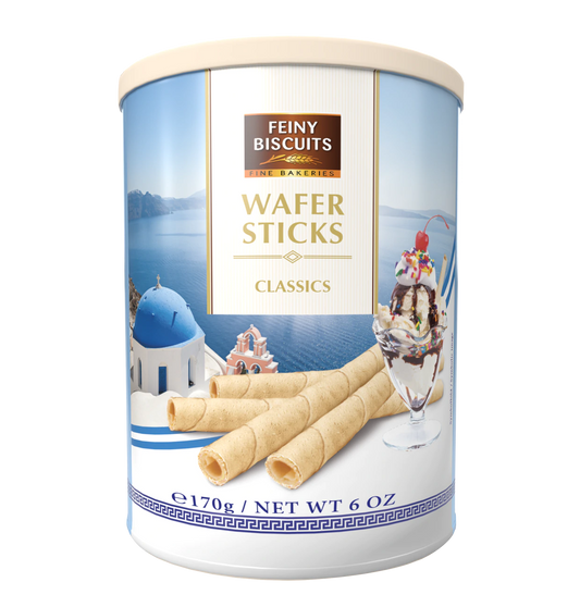 Waffelröllchen 170g Die leeren Waffelröllchen „Classics“ von Feiny Bisuits