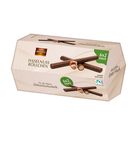 Waffelröllchen Haselnuss 150g (6x25g) Amicelli ?