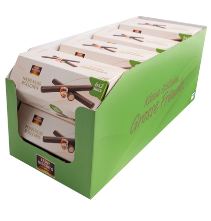 Waffelröllchen Haselnuss 150g (6x25g) Amicelli ?