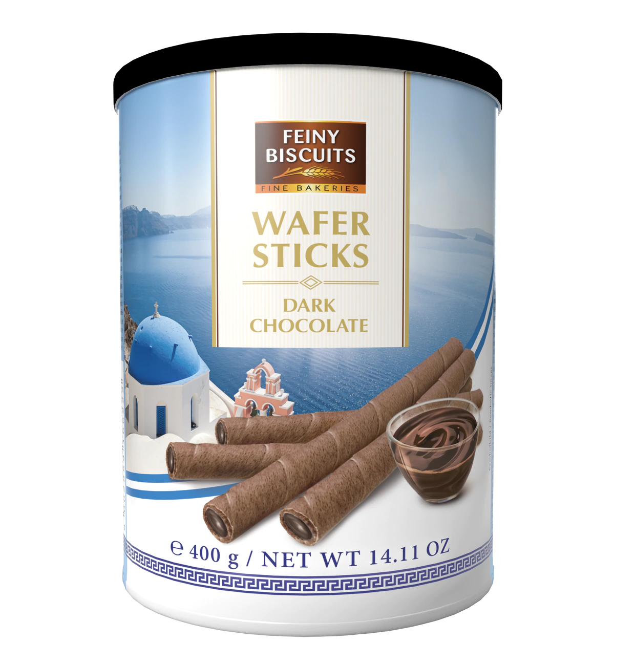 Waffelröllchen mit Zartbitterschokoladencreme 400g
