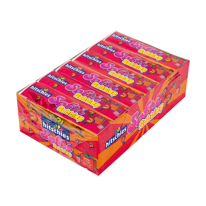 hitschies Softi Qubbies Erdbeere Tray 16 Stück à 480 g 24 Stangen je Packung