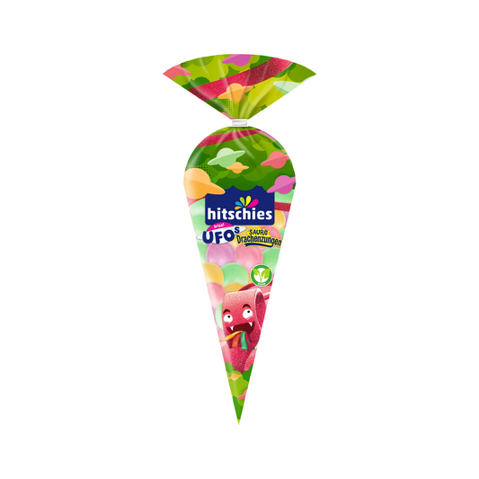Hitschies brizzl UFOs saure Drachenzungen 75g