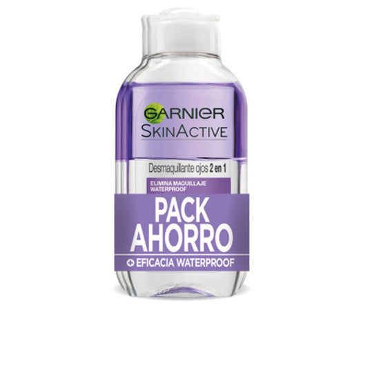 SKINACTIVE 2-in-1 eye makeup remover pack 2 x 125 ml