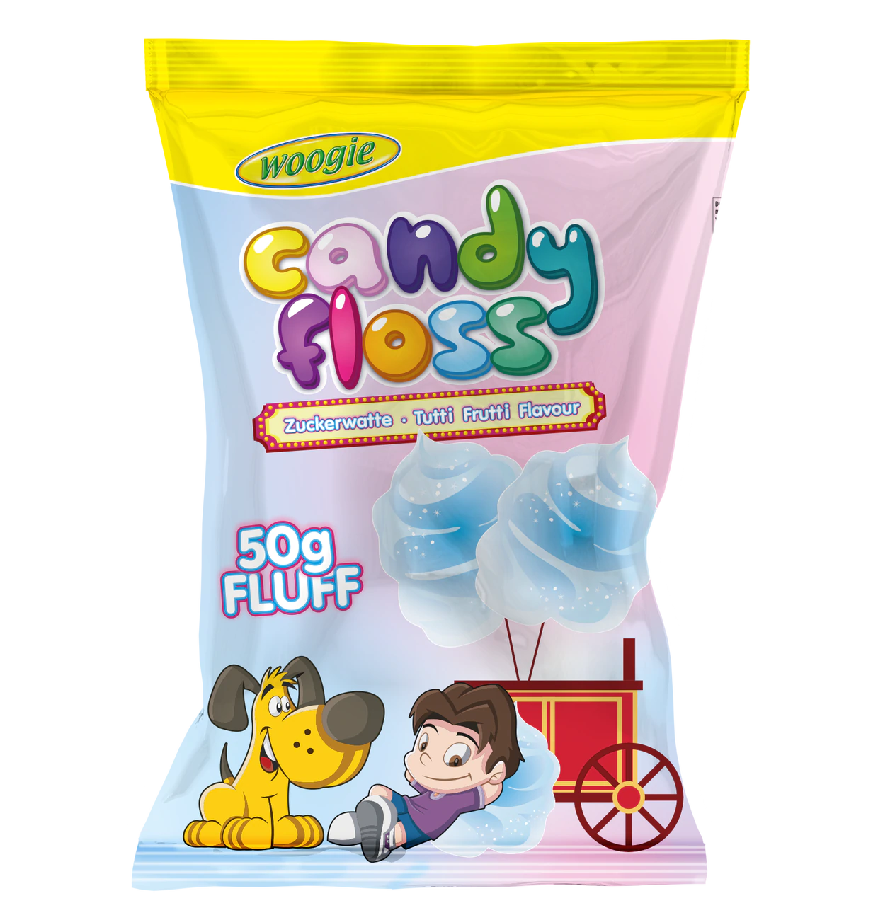 Zuckerwatte Tutti Frutti Geschmack 50g